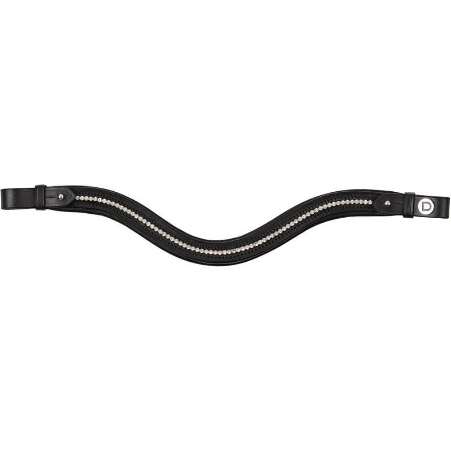 2026 Dublin Curved Diamante Browband 1031540 - Black